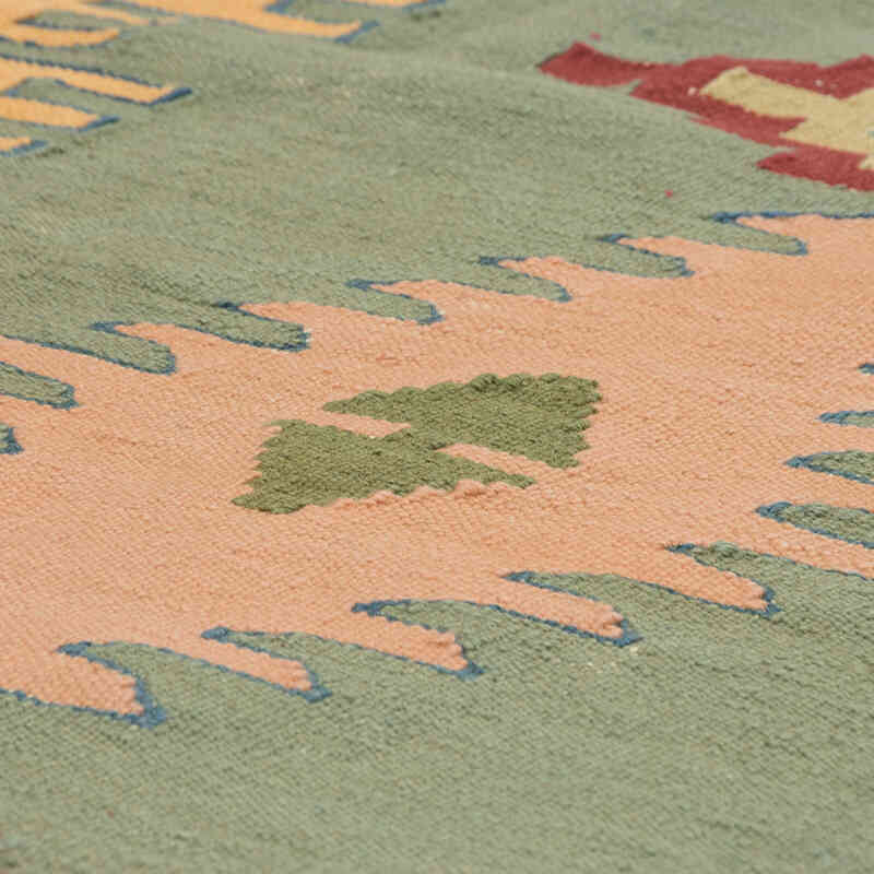 New Handwoven Turkish Kilim Rug - 2' 8" x 8' 8" (32" x 104") - K0081941