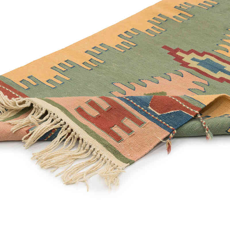 New Handwoven Turkish Kilim Rug - 2' 8" x 8' 8" (32" x 104") - K0081941