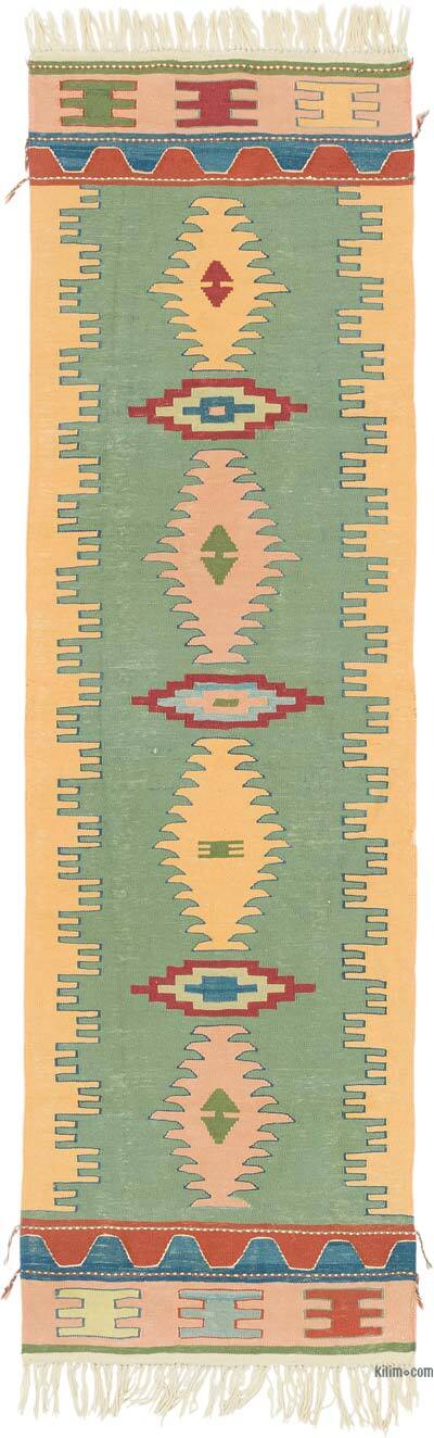 Yeni Kök Boya El Dokuma Kilim - 81 cm x 265 cm