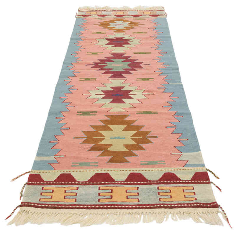 Yeni Kök Boya El Dokuma Kilim - 82 cm x 262 cm - K0081942