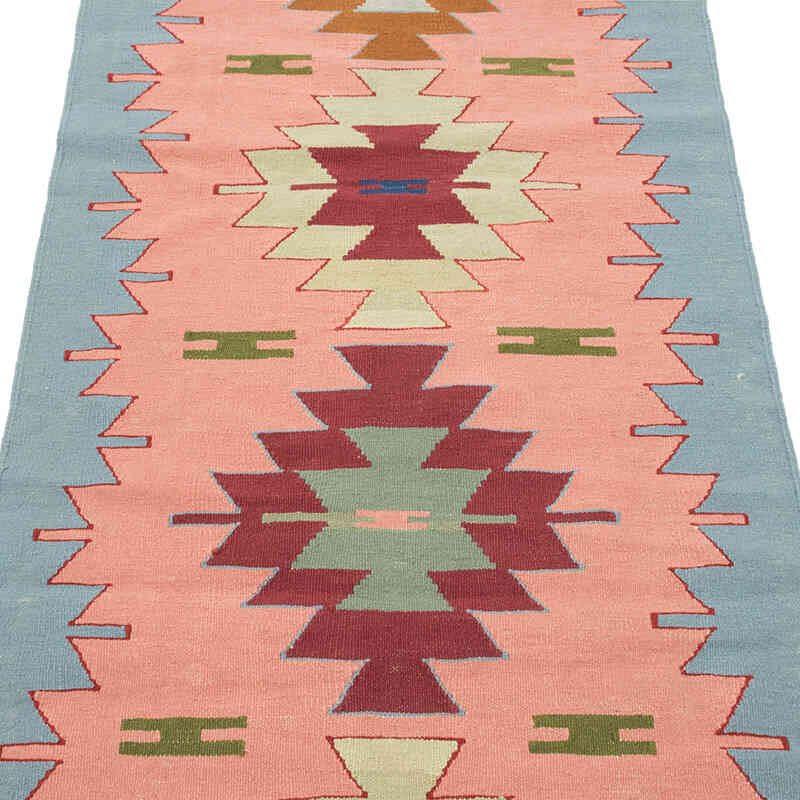 Yeni Kök Boya El Dokuma Kilim - 82 cm x 262 cm - K0081942