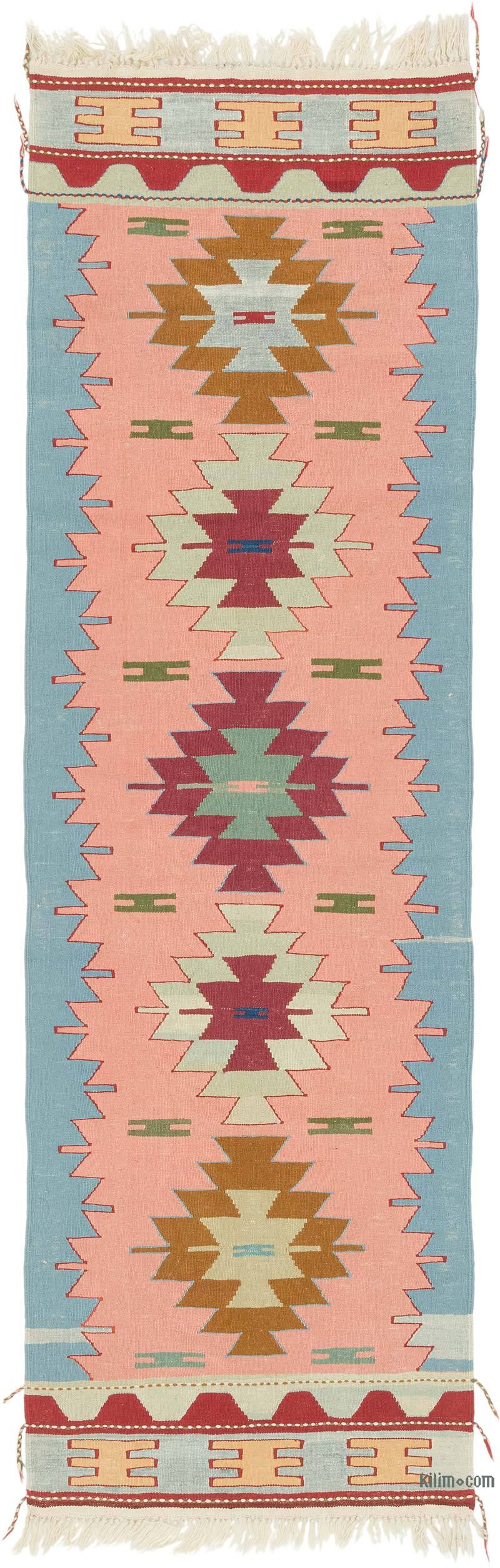 Yeni Kök Boya El Dokuma Kilim - 82 cm x 262 cm - K0081942