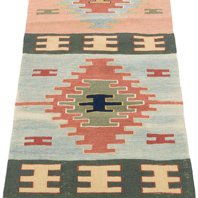 Yeni Kök Boya El Dokuma Kilim - 59 cm x 172 cm - K0081945