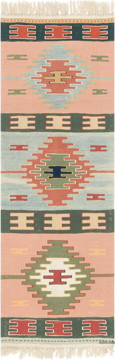 Yeni Kök Boya El Dokuma Kilim - 59 cm x 172 cm