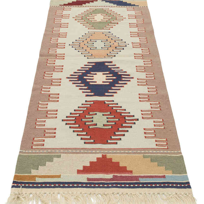 Yeni Kök Boya El Dokuma Kilim - 60 cm x 172 cm - K0081949