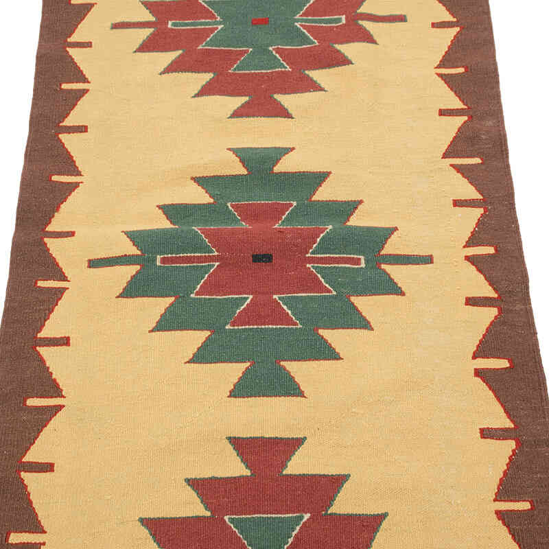 Yeni Kök Boya El Dokuma Kilim - 63 cm x 170 cm - K0081951