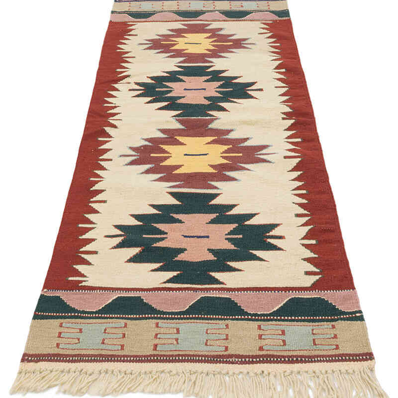Nueva Alfombra Turca Kilim - 64 cm x 182 cm - K0081952