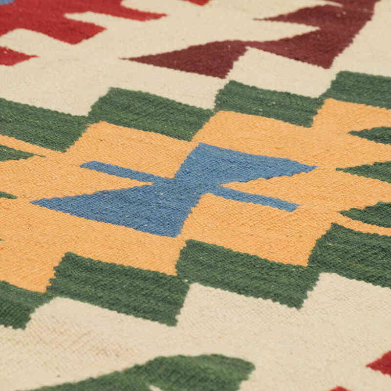 New Handwoven Turkish Kilim Rug - 2' 7" x 8' 2" (31" x 98") - K0081953