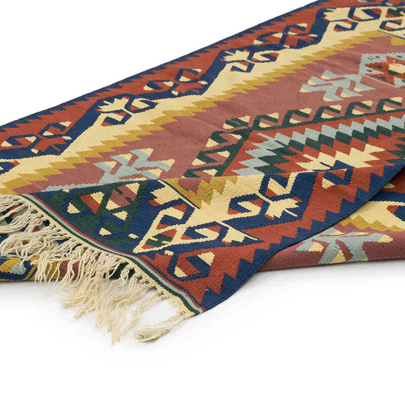 Yeni Kök Boya El Dokuma Kilim - 124 cm x 173 cm - K0081957