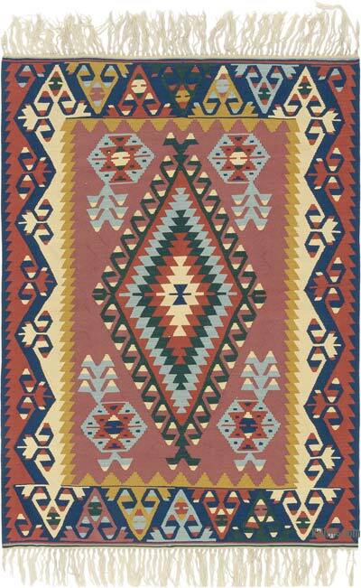 Yeni Kök Boya El Dokuma Kilim - 124 cm x 173 cm