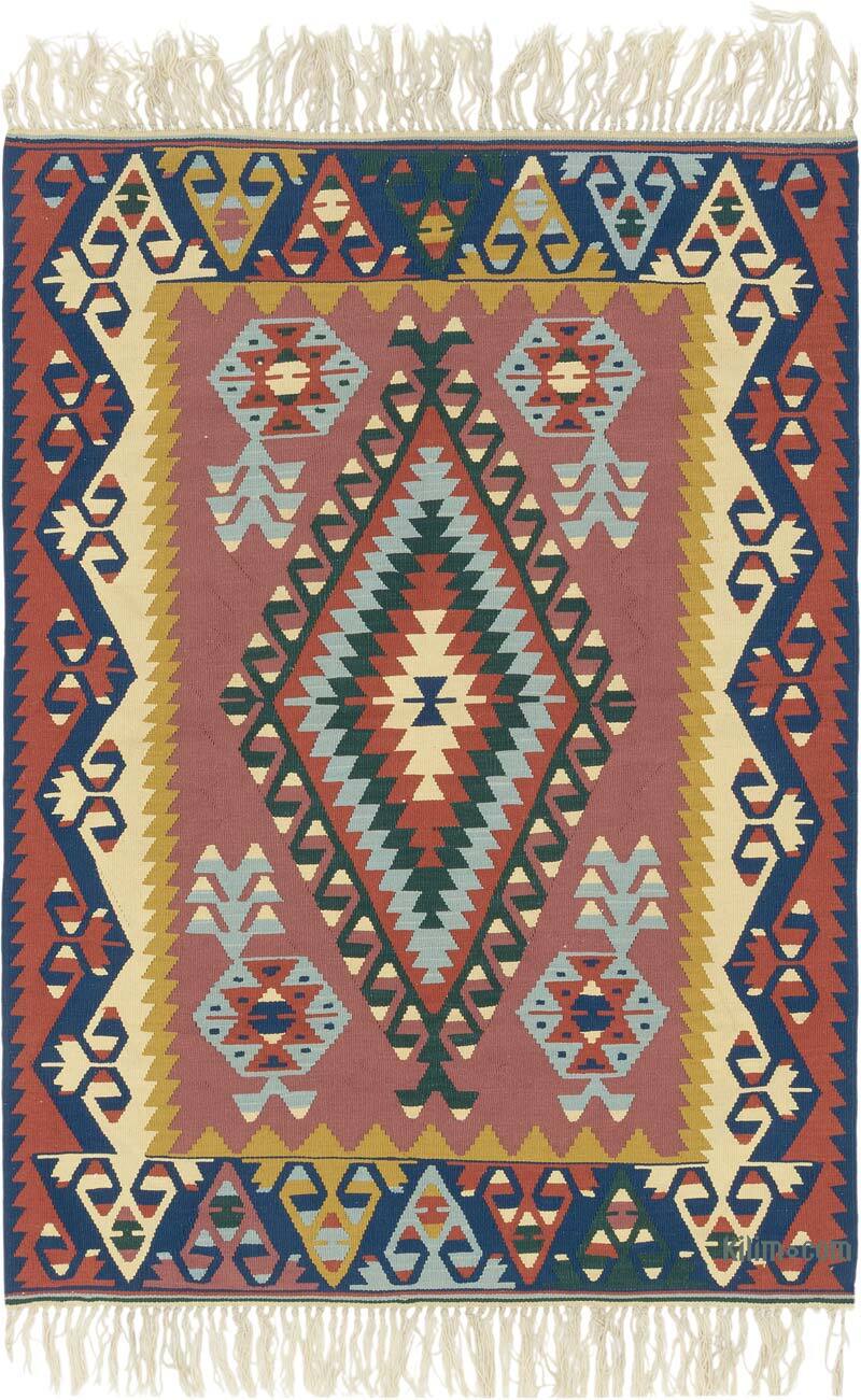 Yeni Kök Boya El Dokuma Kilim - 124 cm x 173 cm - K0081957