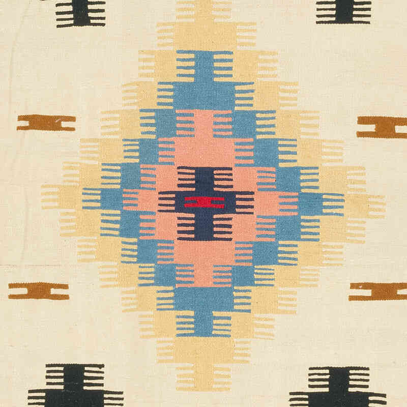 New Handwoven Turkish Kilim Rug - 3' 11" x 6' 1" (47" x 73") - K0081959