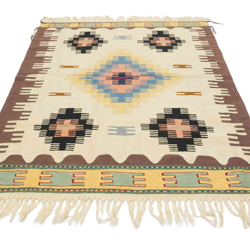 New Handwoven Turkish Kilim Rug - 3' 11" x 6' 1" (47" x 73") - K0081959