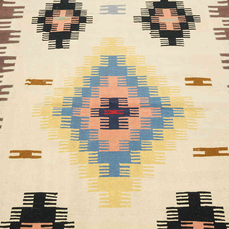 New Handwoven Turkish Kilim Rug - 3' 11" x 6' 1" (47" x 73") - K0081959