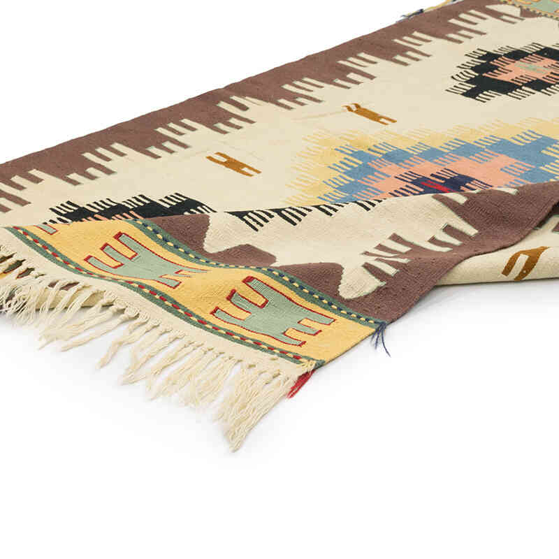 New Handwoven Turkish Kilim Rug - 3' 11" x 6' 1" (47" x 73") - K0081959