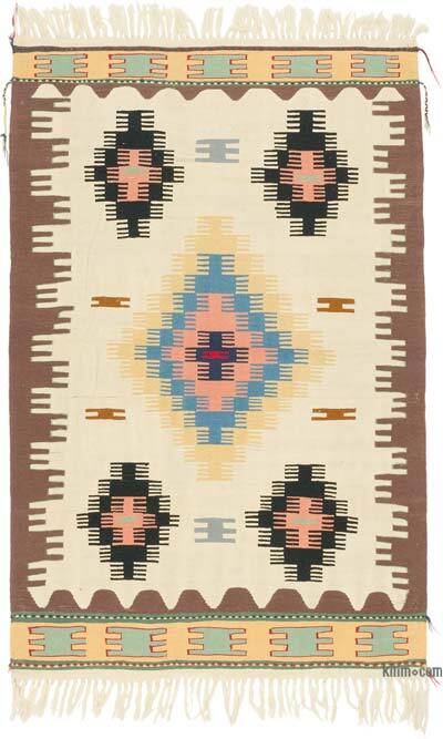 Yeni Kök Boya El Dokuma Kilim - 120 cm x 185 cm