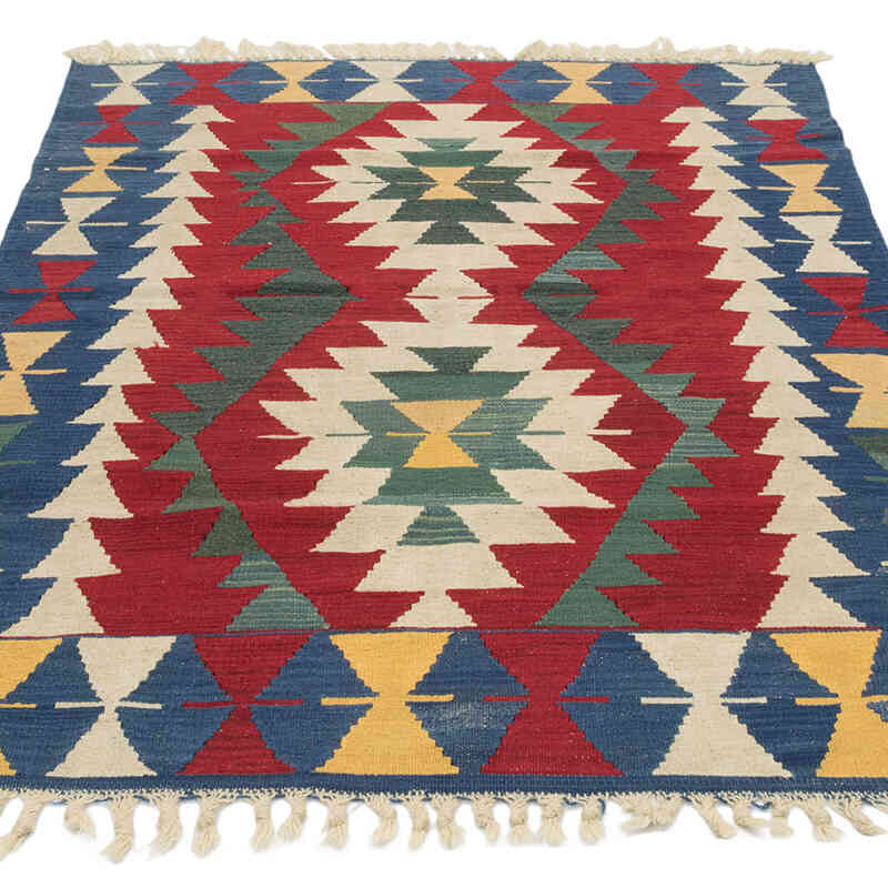 Yeni Kök Boya El Dokuma Kilim - 118 cm x 170 cm - K0081960