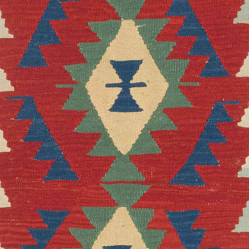 Yeni Kök Boya El Dokuma Kilim - 61 cm x 174 cm - K0081961