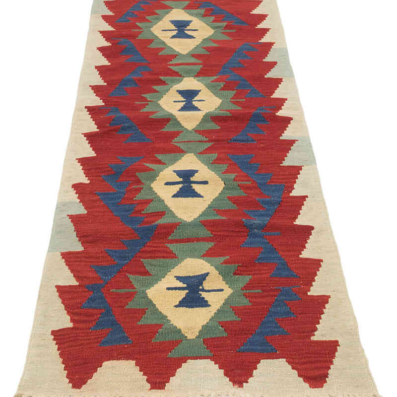 Yeni Kök Boya El Dokuma Kilim - 61 cm x 174 cm - K0081961