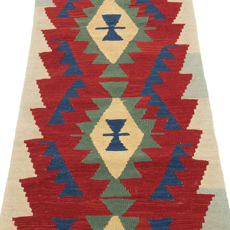 Yeni Kök Boya El Dokuma Kilim - 61 cm x 174 cm - K0081961