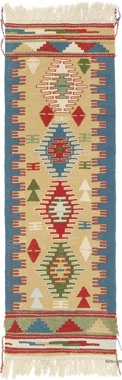 Yeni Kök Boya El Dokuma Kilim - 60 cm x 181 cm