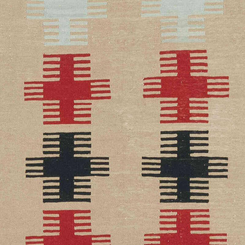 New Handwoven Turkish Kilim Rug - 3' 11" x 5' 7" (47" x 67") - K0081963