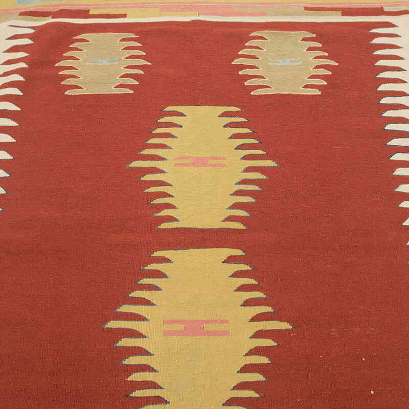 New Handwoven Turkish Kilim Rug - 4'  x 5' 11" (48" x 71") - K0081965