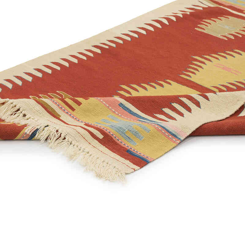 New Handwoven Turkish Kilim Rug - 4'  x 5' 11" (48" x 71") - K0081965