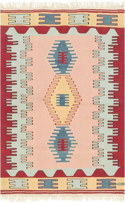 Yeni Kök Boya El Dokuma Kilim - 117 cm x 175 cm