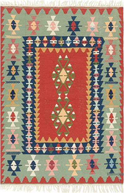 Yeni Kök Boya El Dokuma Kilim - 119 cm x 171 cm