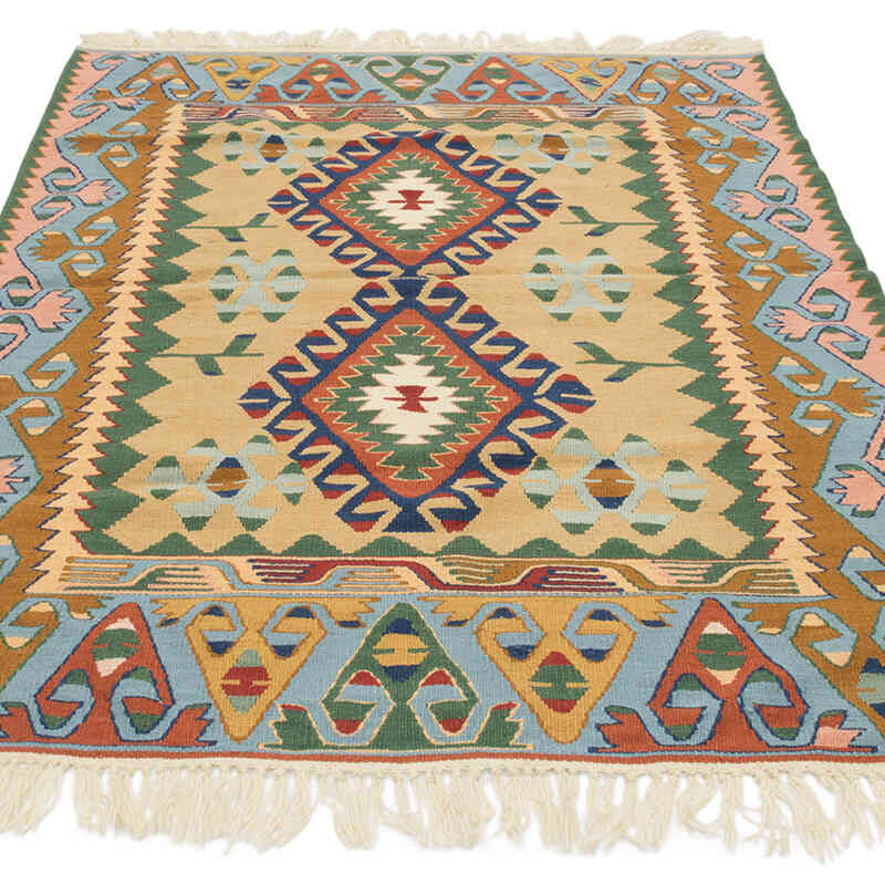 Nueva Alfombra Turca Kilim - 121 cm x 174 cm - K0081968