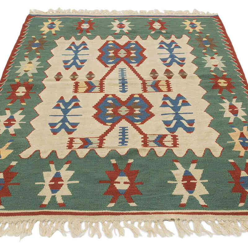 Yeni Kök Boya El Dokuma Kilim - 116 cm x 170 cm - K0081969