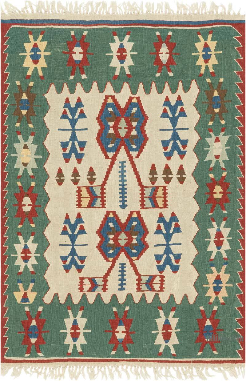 Yeni Kök Boya El Dokuma Kilim - 116 cm x 170 cm - K0081969