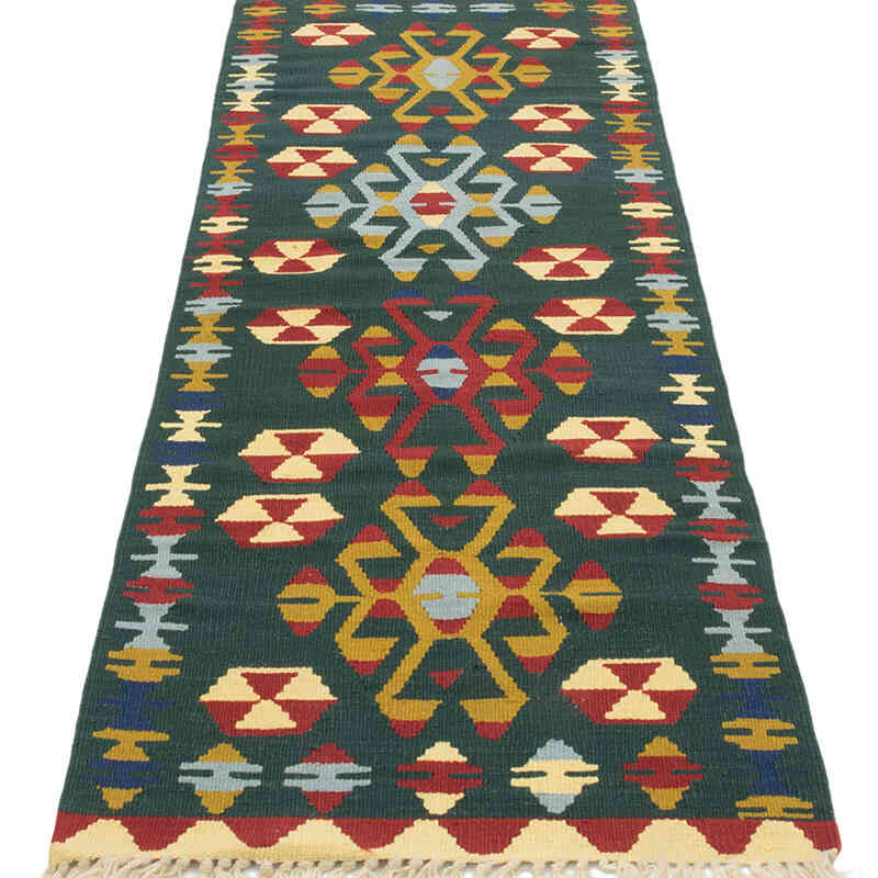 New Handwoven Turkish Kilim Rug - 2'  x 5' 11" (24" x 71") - K0081971