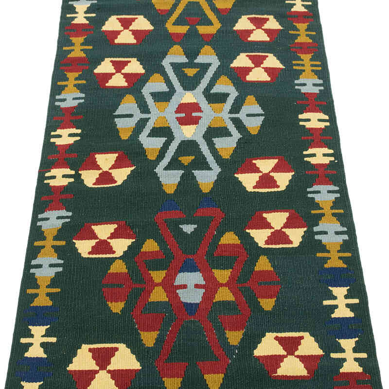 New Handwoven Turkish Kilim Rug - 2'  x 5' 11" (24" x 71") - K0081971
