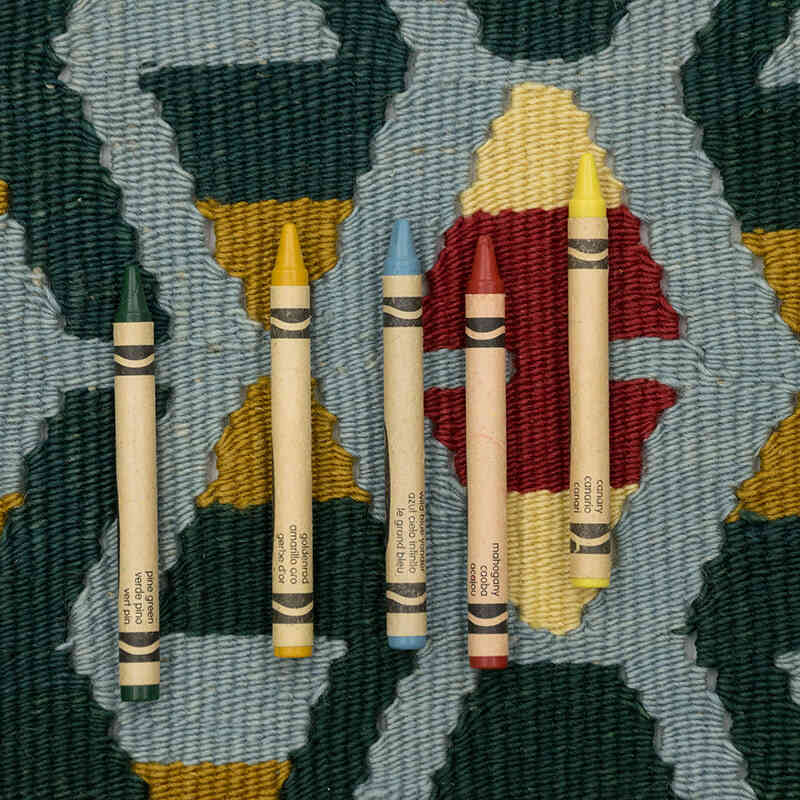 New Handwoven Turkish Kilim Rug - 2'  x 5' 11" (24" x 71") - K0081971