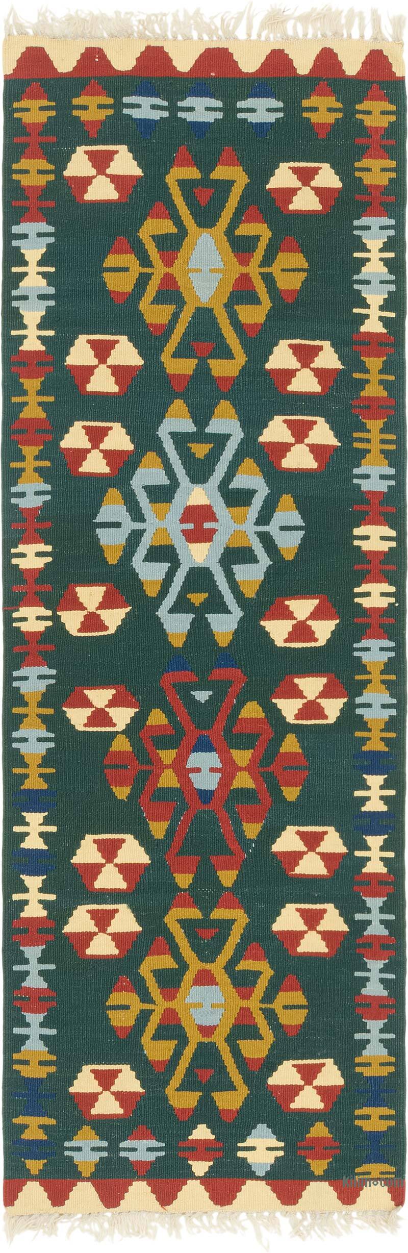 New Handwoven Turkish Kilim Rug - 2'  x 5' 11" (24" x 71") - K0081971