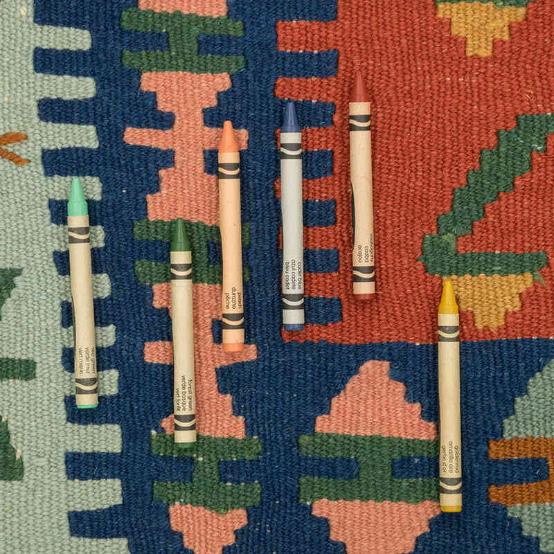 Yeni Kök Boya El Dokuma Kilim - 115 cm x 184 cm - K0081973