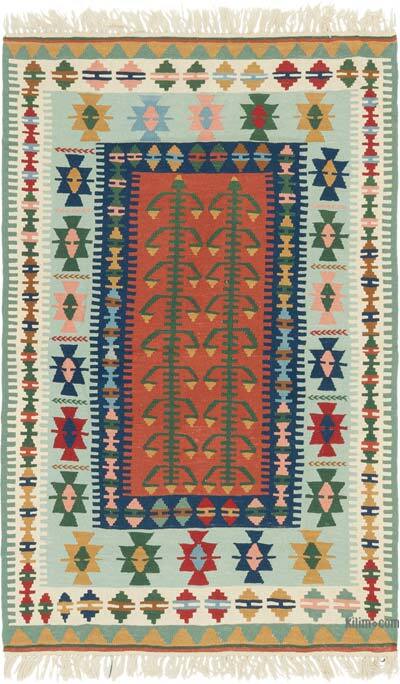 Yeni Kök Boya El Dokuma Kilim - 115 cm x 184 cm