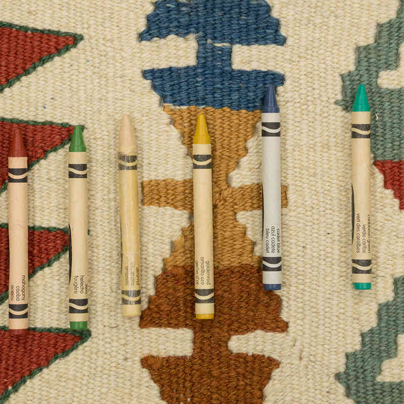 Nueva Alfombra Turca Kilim - 123 cm x 178 cm - K0081974