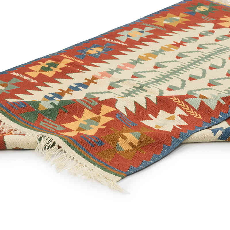 Nueva Alfombra Turca Kilim - 123 cm x 178 cm - K0081974
