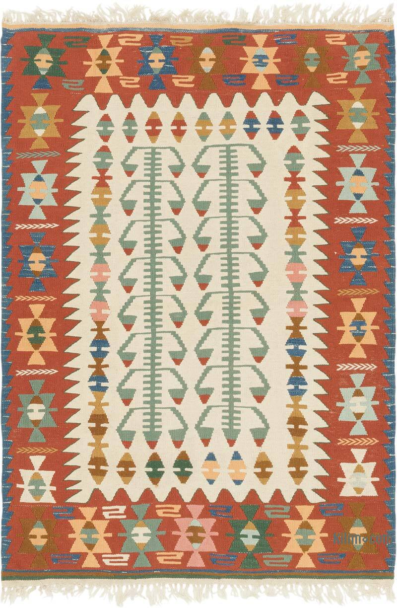 Nueva Alfombra Turca Kilim - 123 cm x 178 cm - K0081974