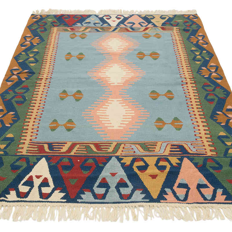 Nueva Alfombra Turca Kilim - 123 cm x 182 cm - K0081975