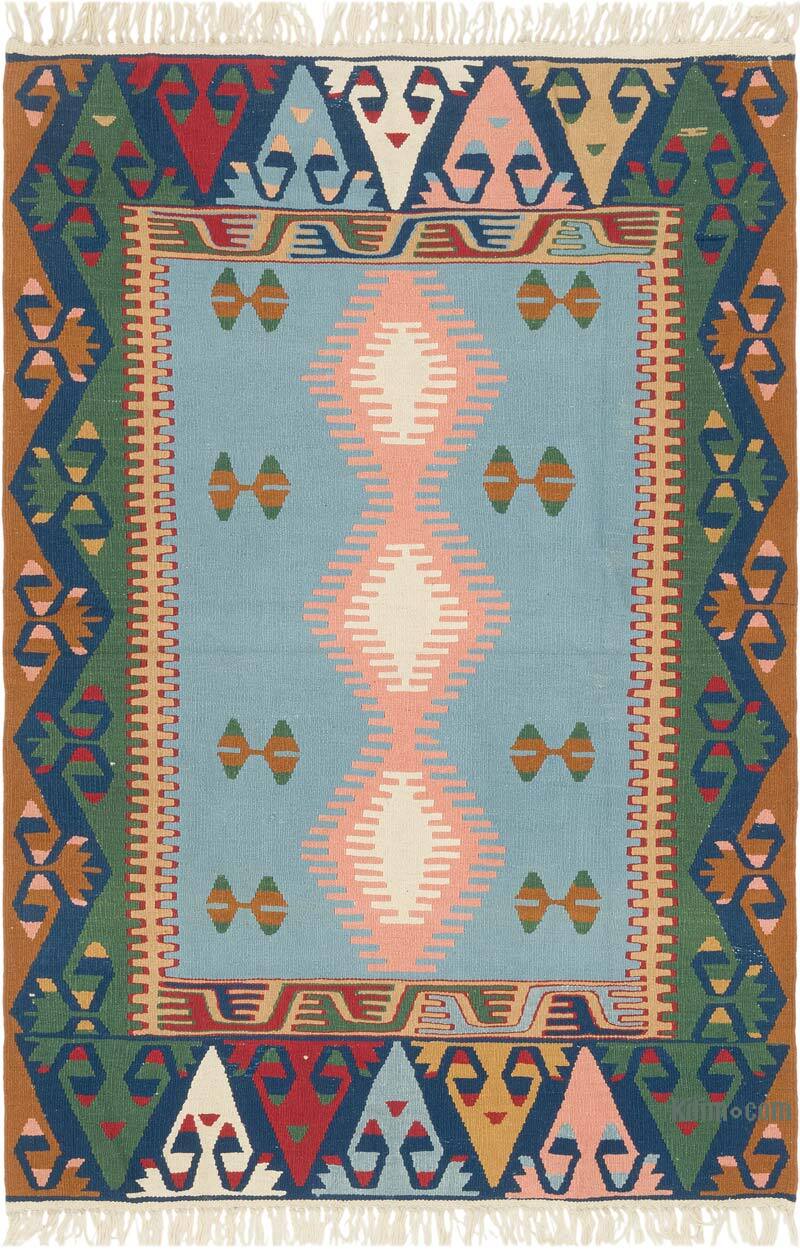 Nueva Alfombra Turca Kilim - 123 cm x 182 cm - K0081975