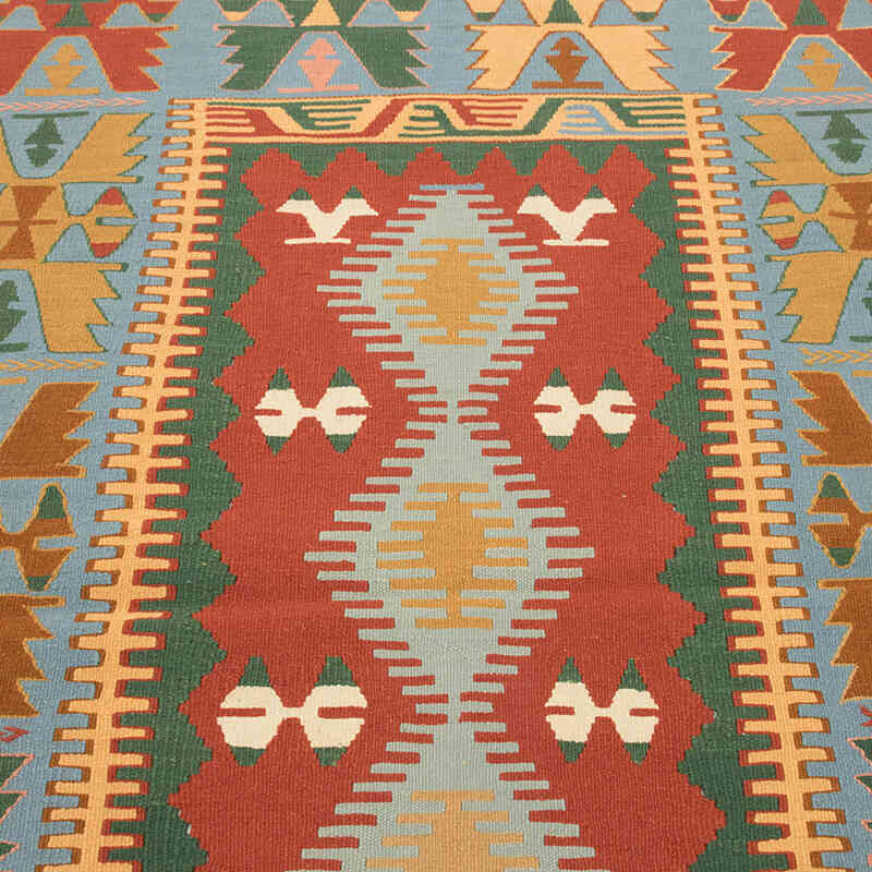 Yeni Kök Boya El Dokuma Kilim - 112 cm x 177 cm - K0081976