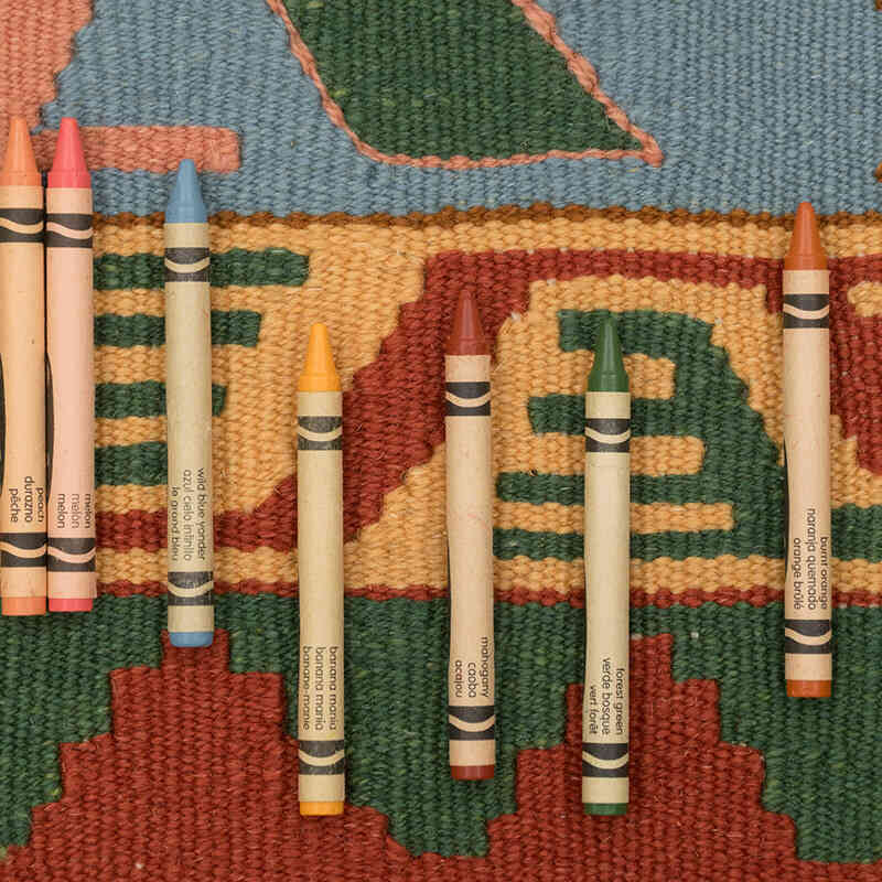 Yeni Kök Boya El Dokuma Kilim - 112 cm x 177 cm - K0081976