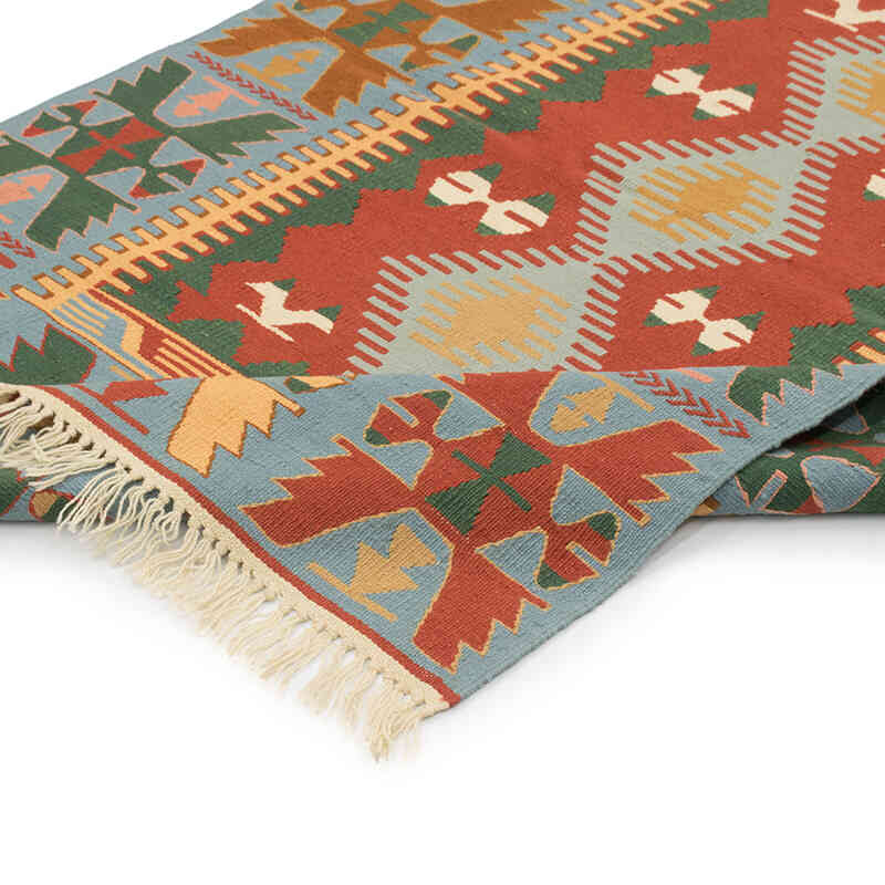 Yeni Kök Boya El Dokuma Kilim - 112 cm x 177 cm - K0081976