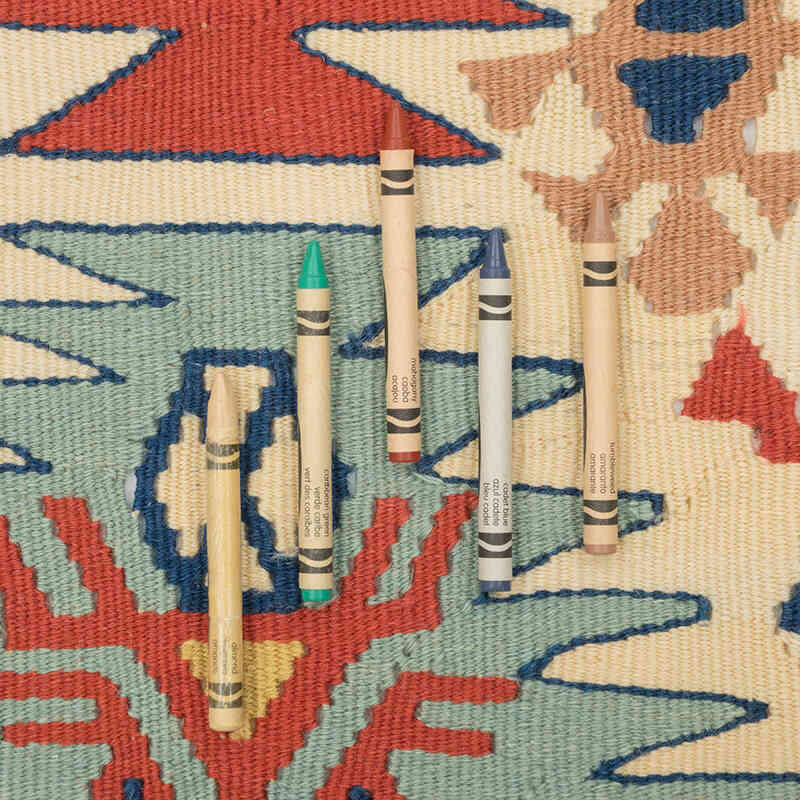 Yeni Kök Boya El Dokuma Kilim - 106 cm x 198 cm - K0081977