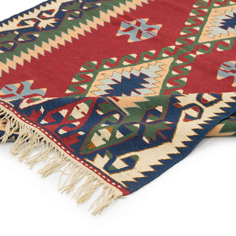 New Handwoven Turkish Kilim Rug - 4'  x 5' 10" (48" x 70") - K0081978