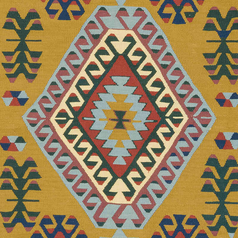 Nueva Alfombra Turca Kilim - 140 cm x 200 cm - K0081981
